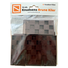 Plastkil Brun 15 mm 16-pack Knudsen Kilen